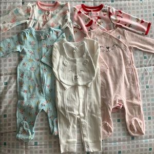 Carter’s baby girl clothes bundle size 6M